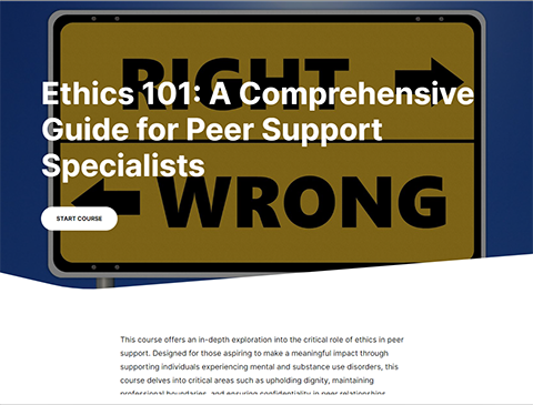 Ethics 101 - front page screen grab
