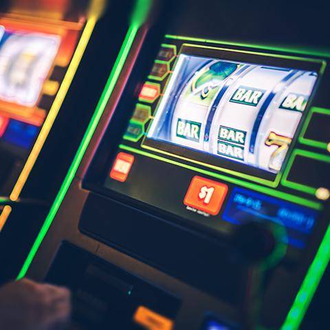 Slot machine screen